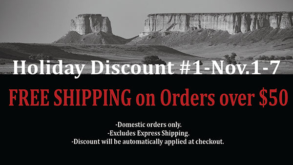free shipping on orders over 50. Nov 1-7
