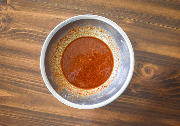 chili lime dressing in bowl