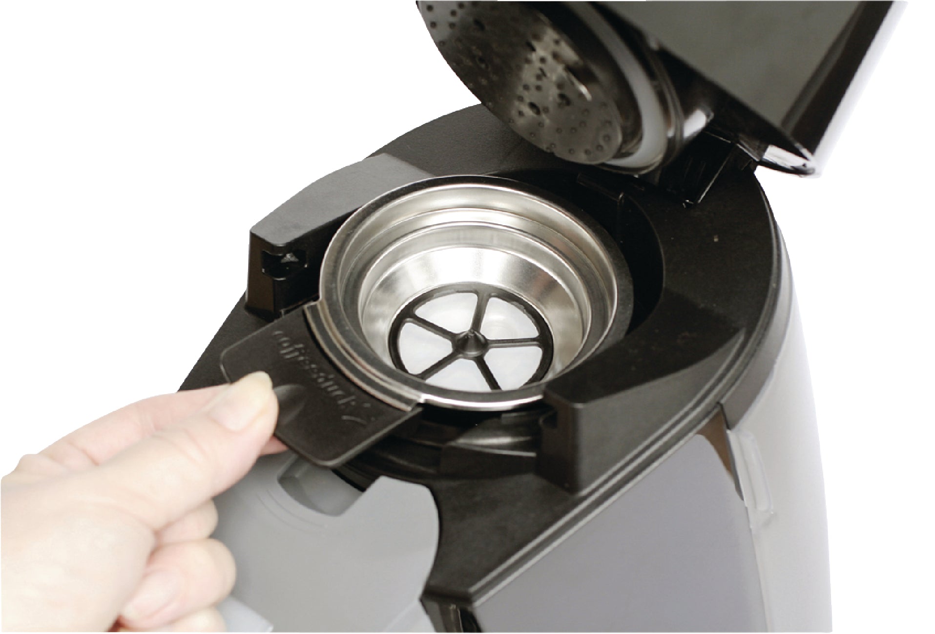 gezagvoerder Onbevreesd zak Ecopad COFFEEDUCK3 Coffeeduck voor een Senseo-Apparaat Zilver/Zwart –  GERONIKA.PRO Webshop