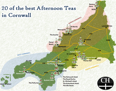 Best afternoon tea in Cornwall
