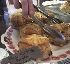 Kitchenside Bakery Looe Hot Cross Apple Scones