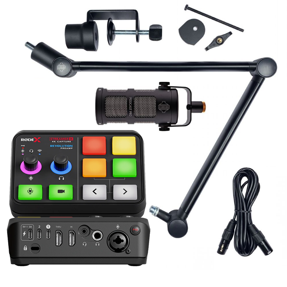  RØDE X Streamer X Professional Integrated Audio Interface and  4K Video Capture Card with XLR, HDMI and TRRS Connectivity for Streaming,  Gaming and Content Creation : Electronics