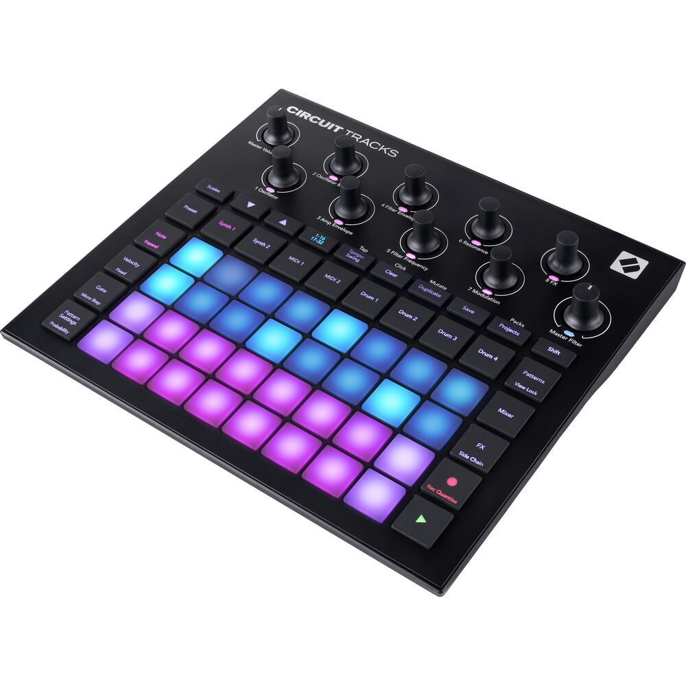 novation circuit midi out