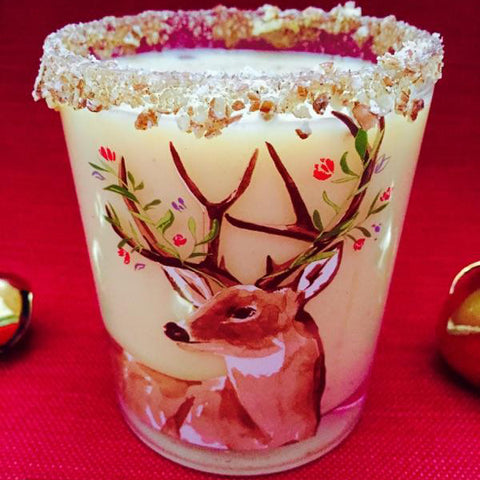 Eggnog with Candied Pecan Crumble