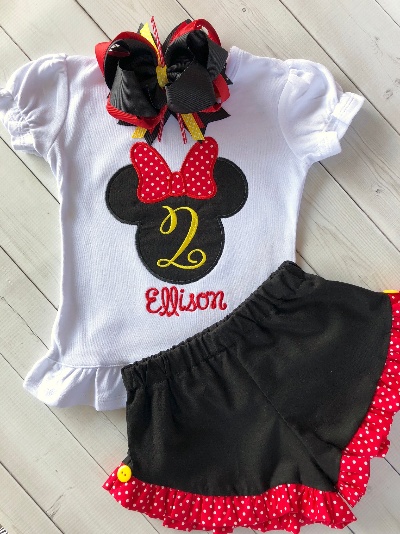 minnie mouse celebration outfit