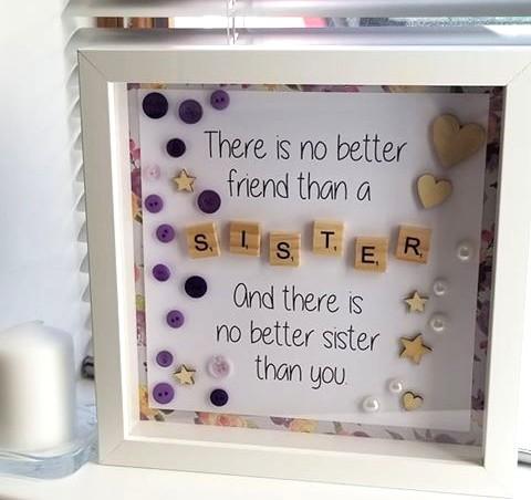 friendship shadow box ideas