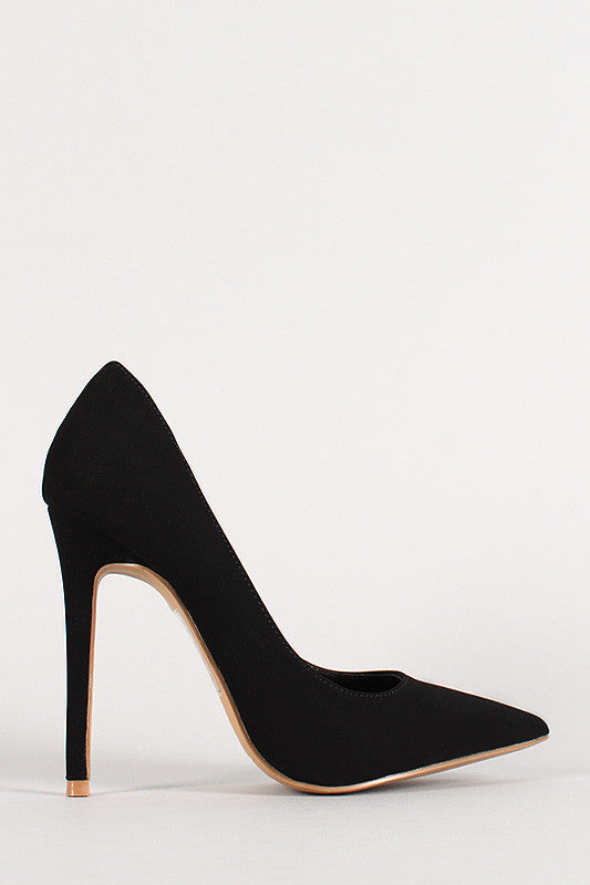 Shoe Republic Nubuck Pointy Toe Stiletto Pump – Purposed By Design ...