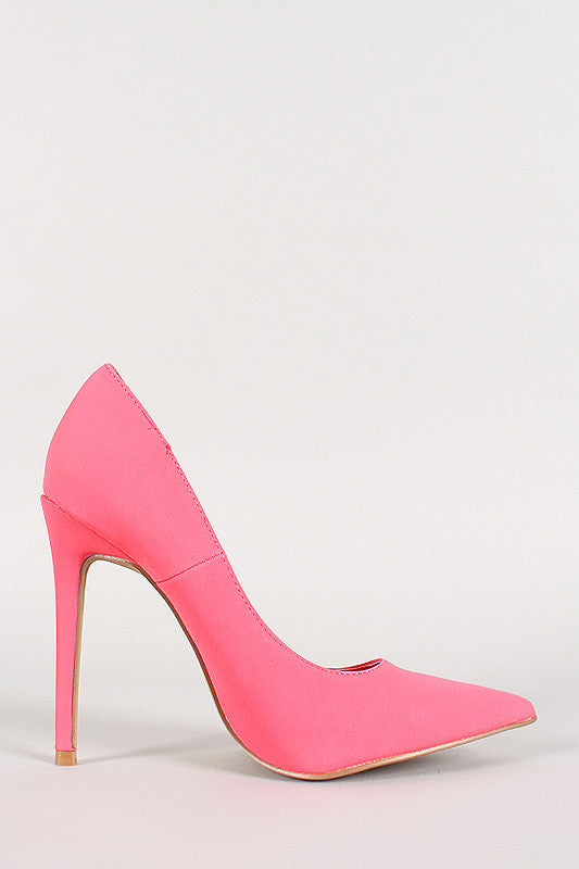 Shoe Republic Nubuck Pointy Toe Stiletto Pump – Purposed By Design ...