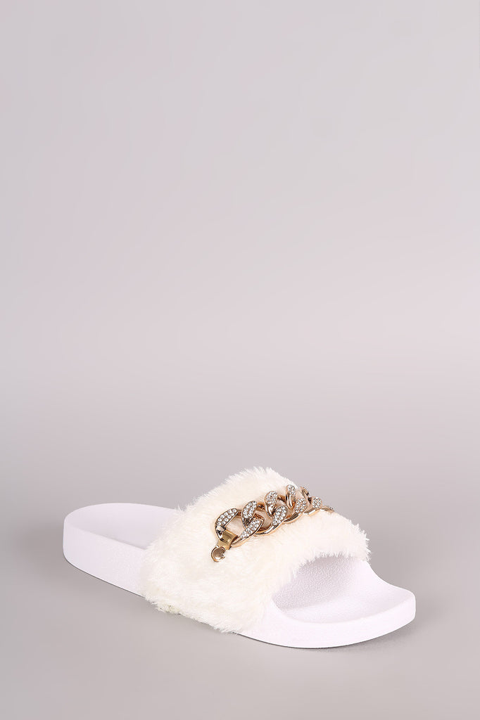 bamboo fur slides