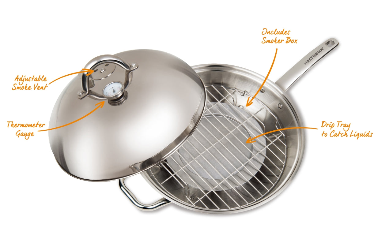 Use Care Multi Use Smoker Wok Masterpan