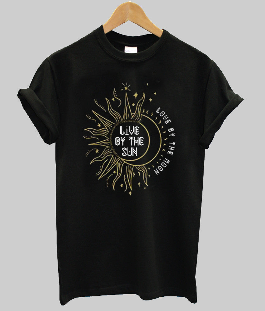 live by the sun T shirt - Kendrablanca