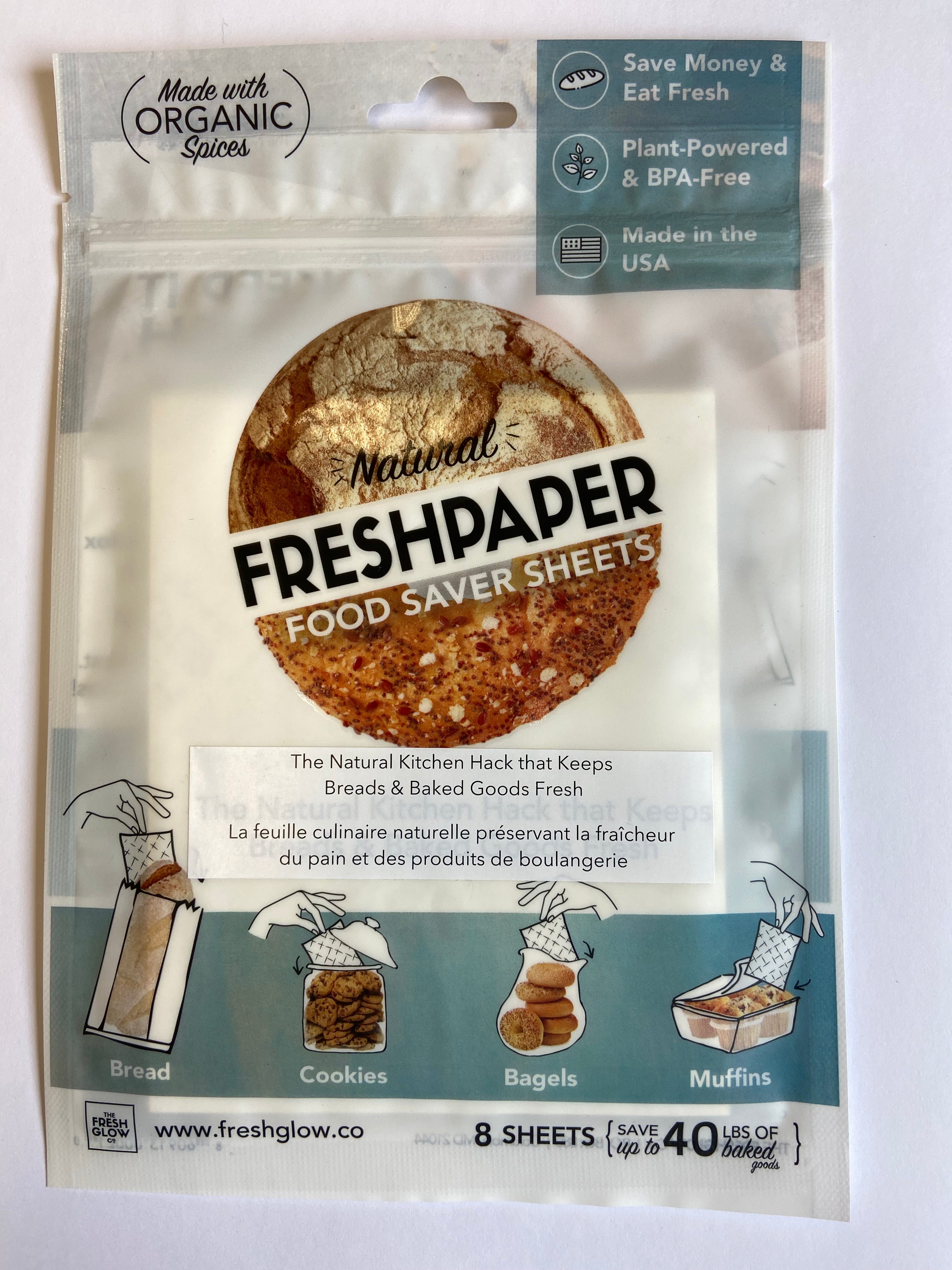 FreshPaper Bread Saver Sheets