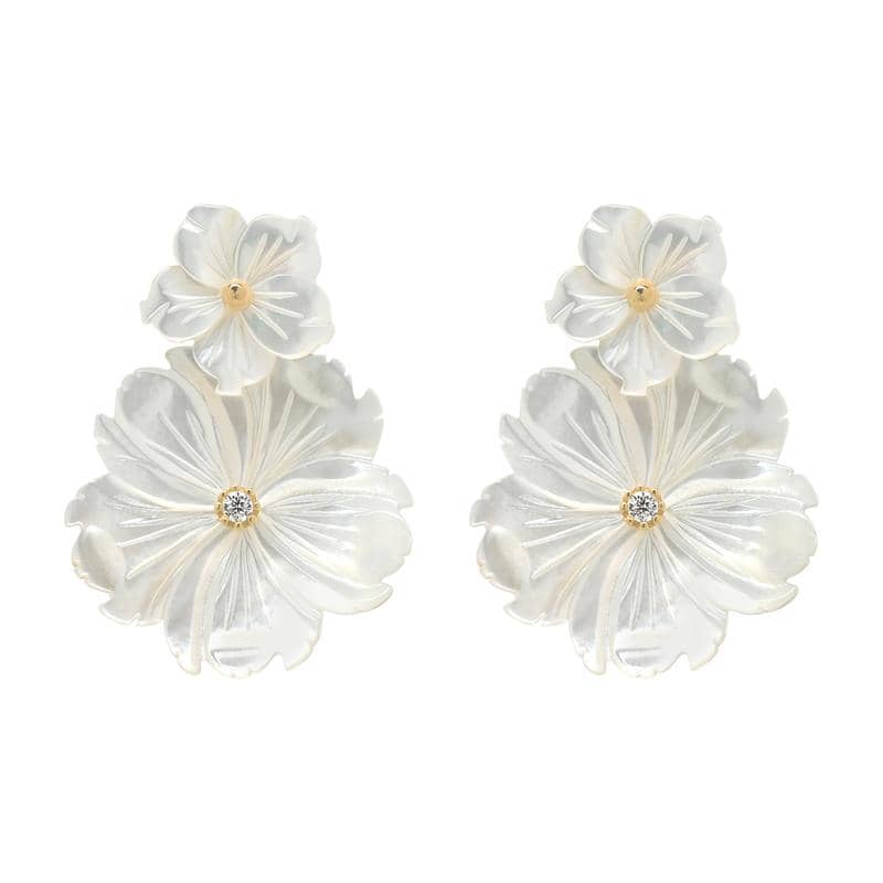 Double Flowers Earrings