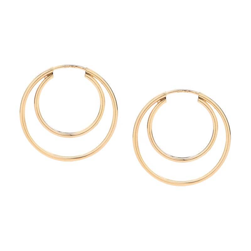 Double Circle Hoops