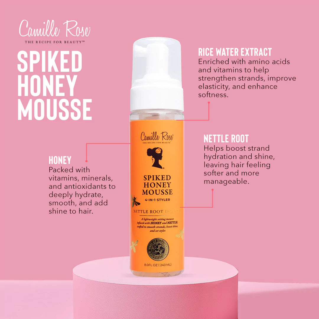 CAMILLE ROSE SPIKED HONEY MOUSSE 8oz