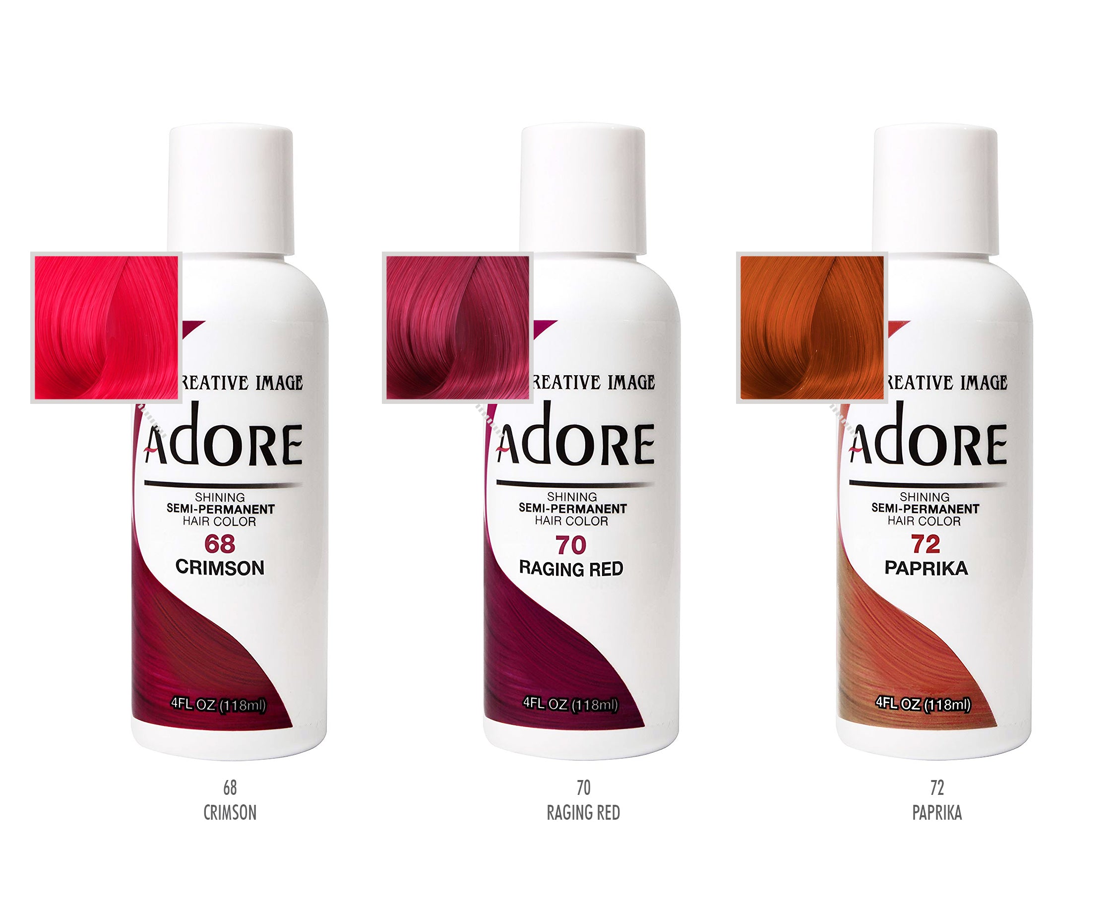 ADORE SHINING SEMIPERMANENT HAIR COLOR 42 COLORS BSW BEAUTY CANADA