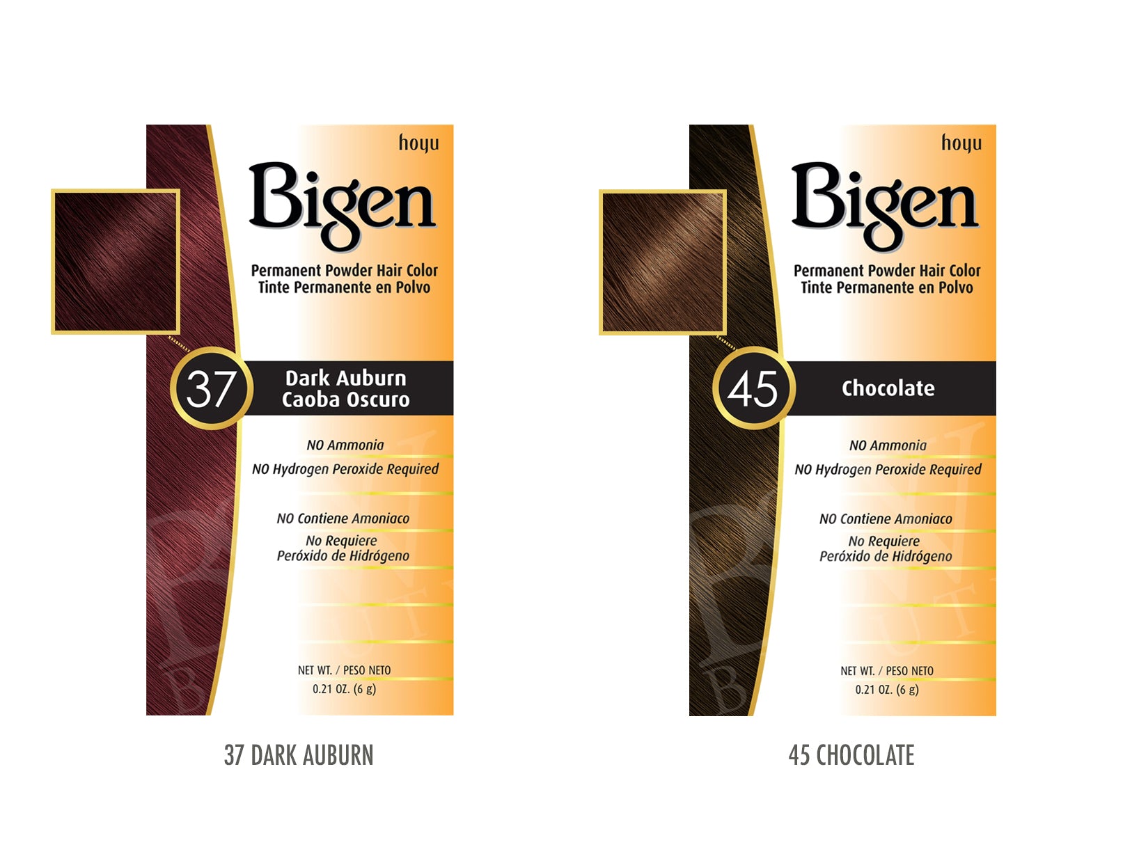 1. Bigen Permanent Powder Hair Color 58 Black Brown - wide 6