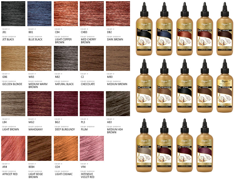 BIGEN SEMI PERMANENT HAIR COLORS - 19 COLORS - BSW BEAUTY ...