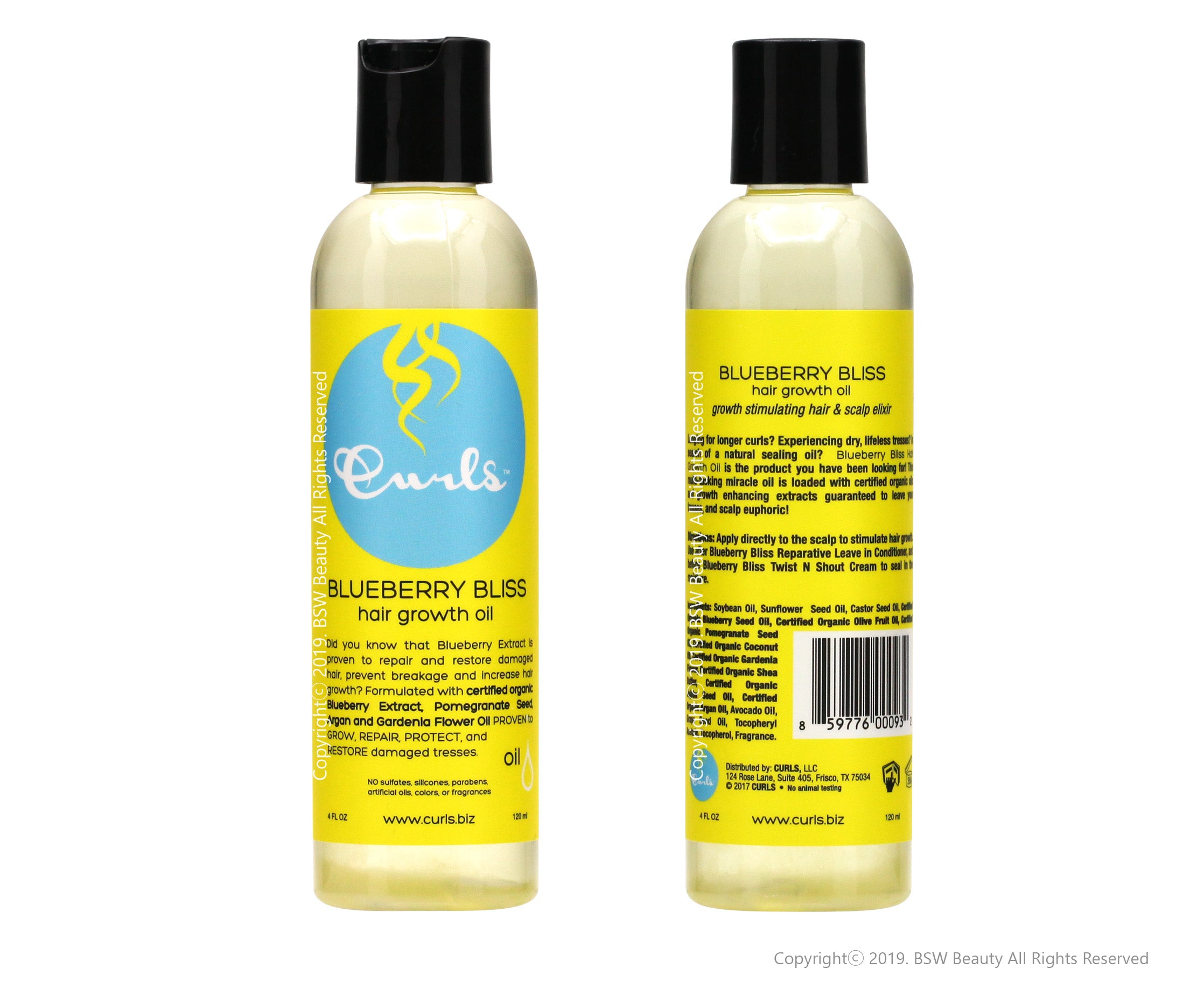 Curls Blueberry Bliss Hair Growth Oil 4oz 