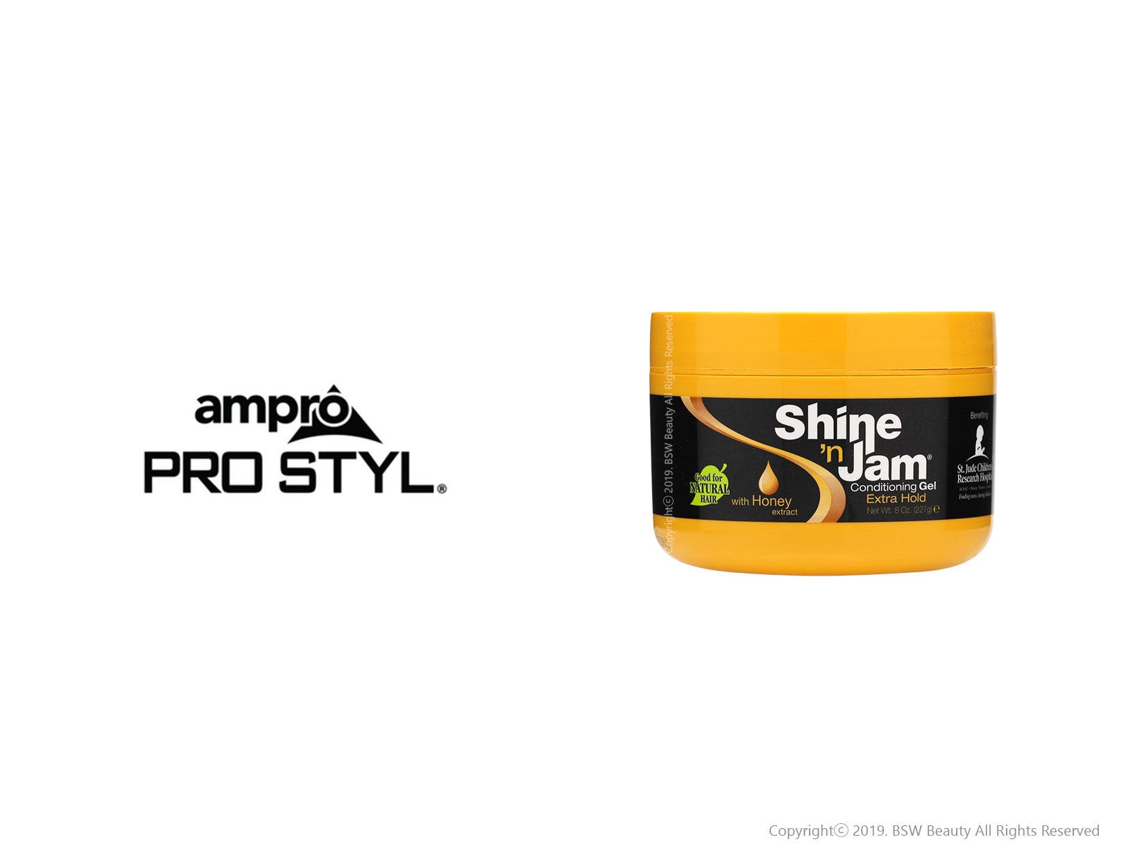 Ampro Pro Style Shine N Jam Conditioning Gel Extra Hold 3 Size Bsw Beauty Canada