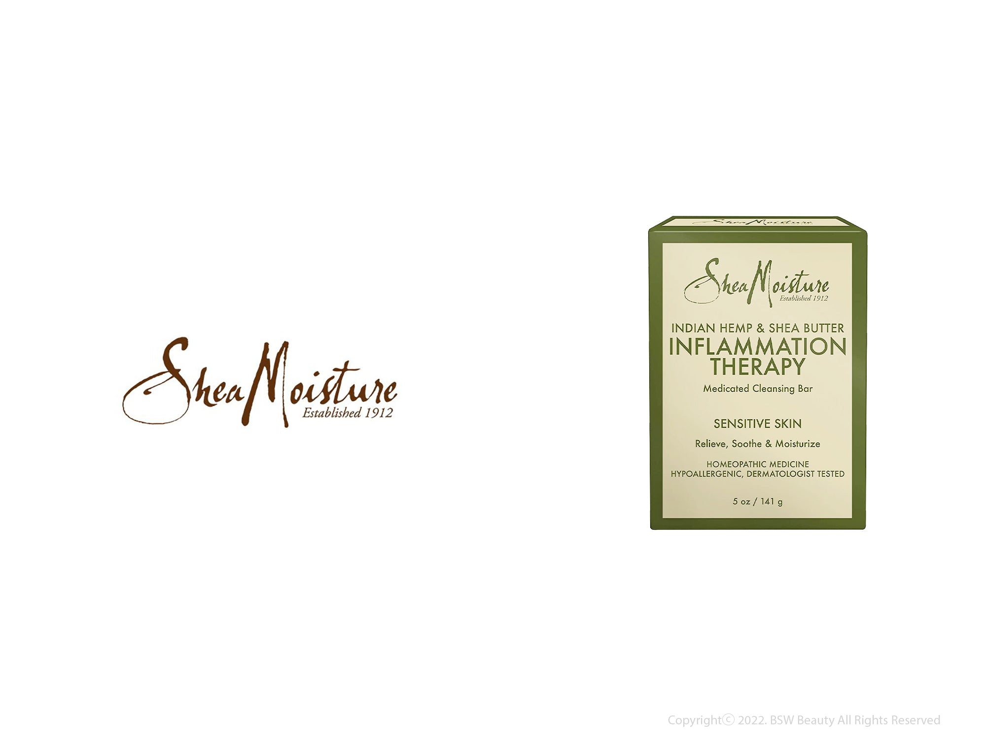 SheaMoisture Olive & Green Tea Shea Butter Soap Bar (8 oz