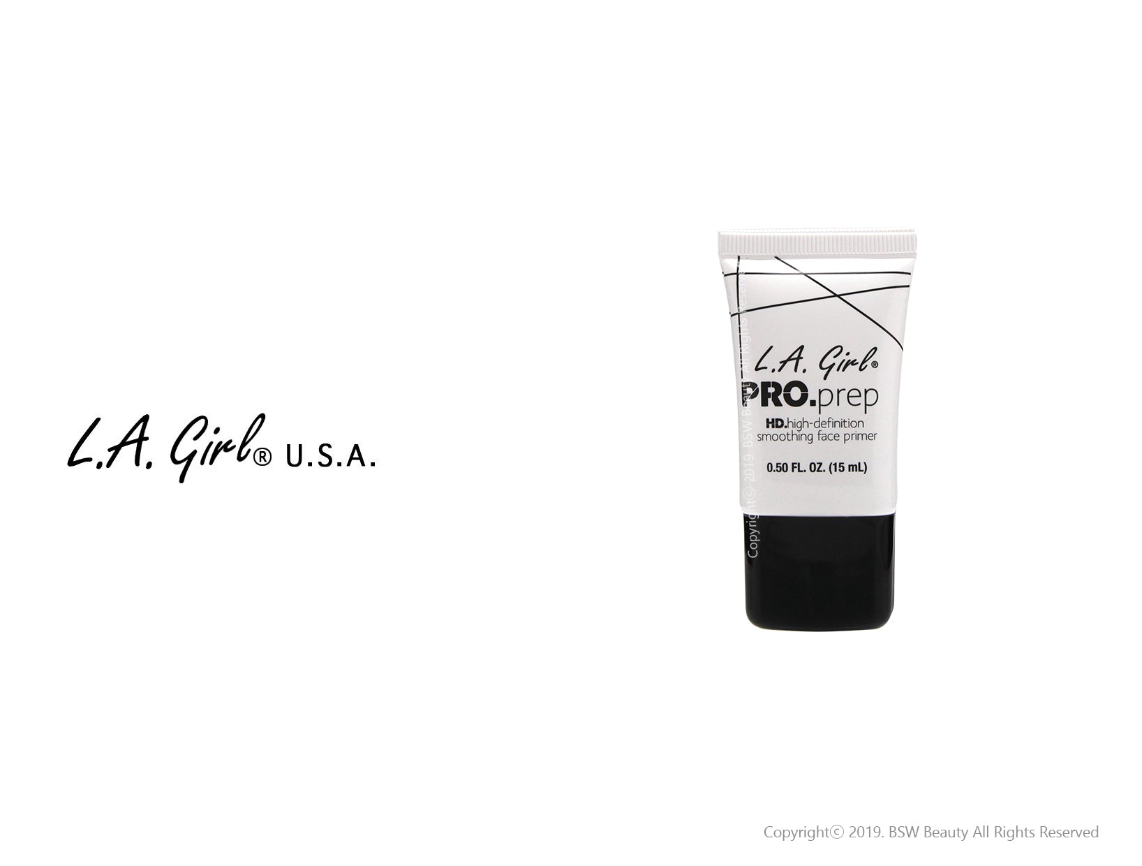  L.A. Girl Pro Coverage Liquid Foundation, White, 0.95