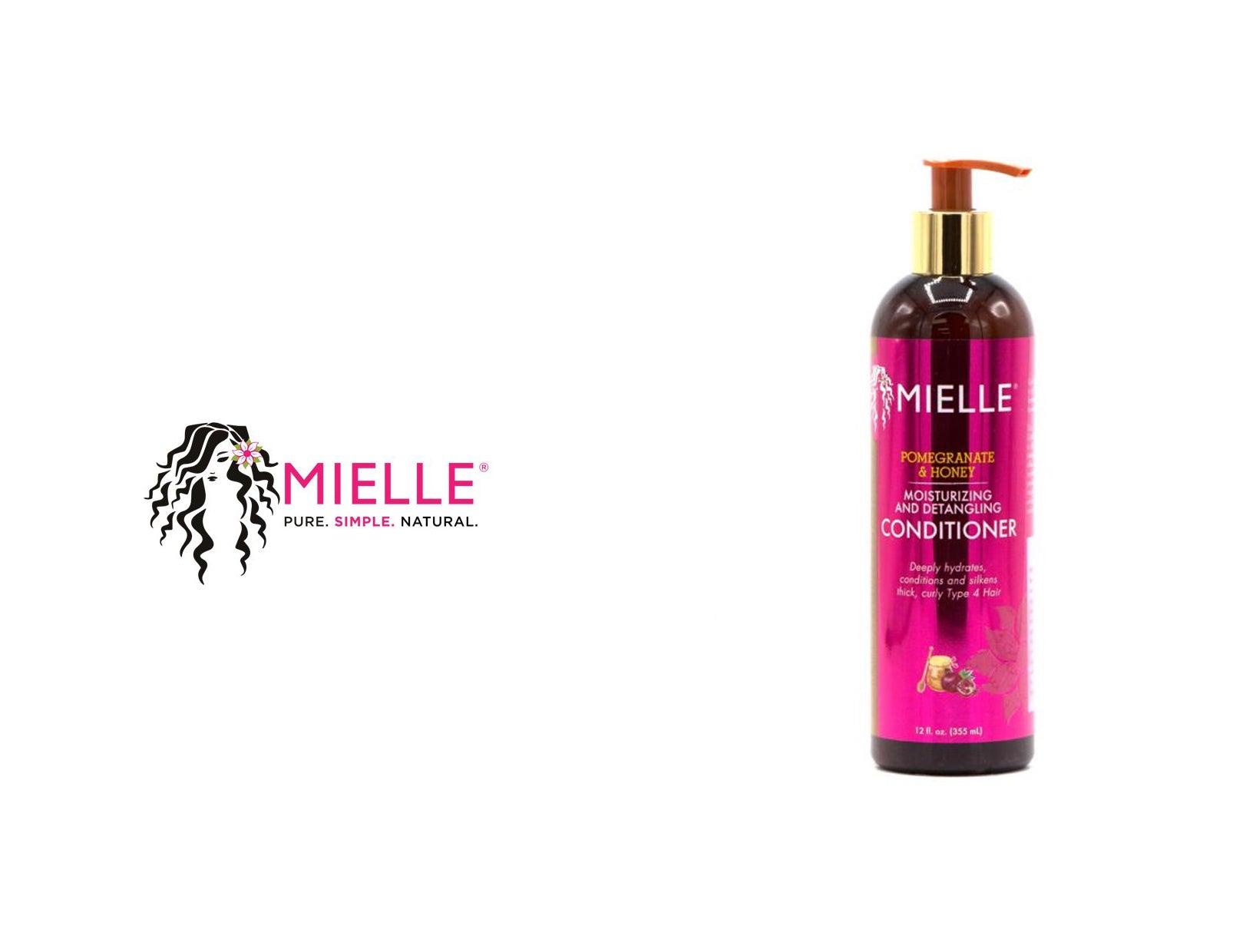 MIELLE POMEGRANATE & HONEY CURL DEFINING MOUSSE WITH HOLD 7.5oz