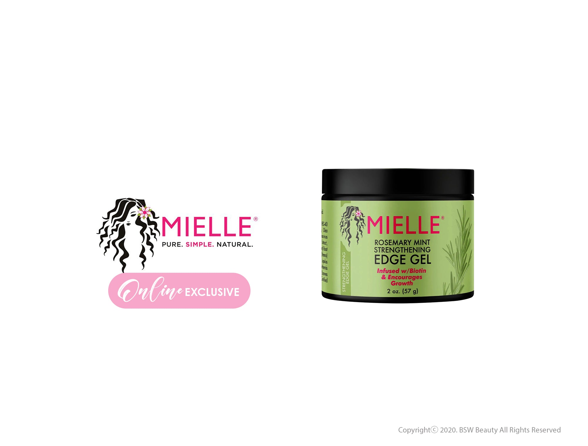 Mielle Organics Rosemary Mint Scalp & Hair Strengthening Oil With Biotin  2oz