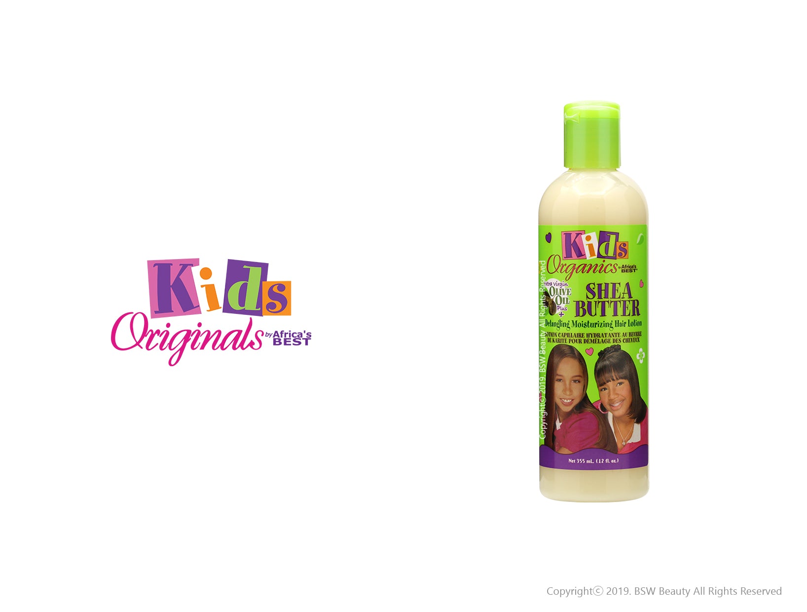 AFRICA'S BEST KIDS ORIGINALS SHEA BUTTER DETANGLING MOISTURIZING HAIR