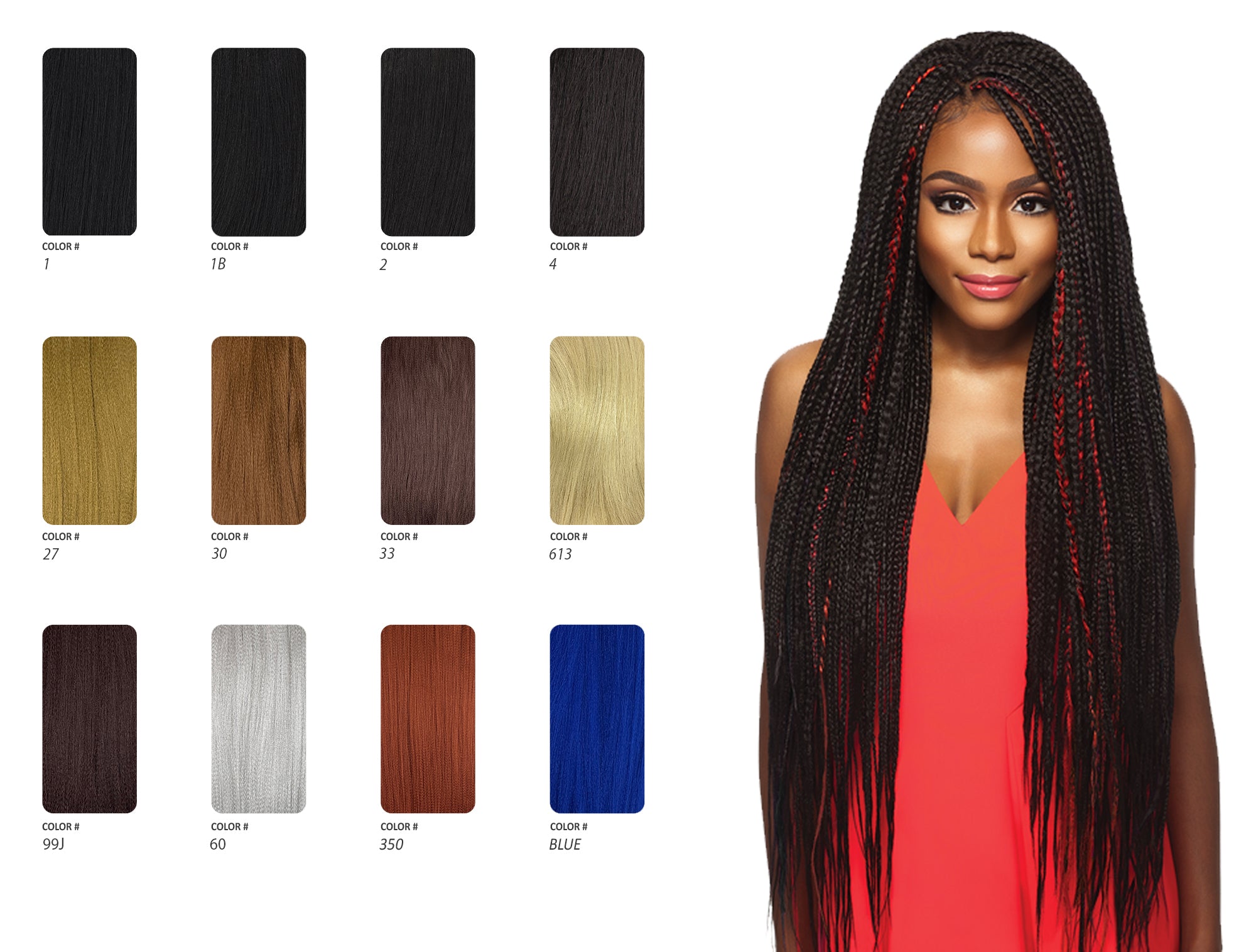 1. X-pression Ultra Braid Hair Extensions in Navy Blue - wide 5