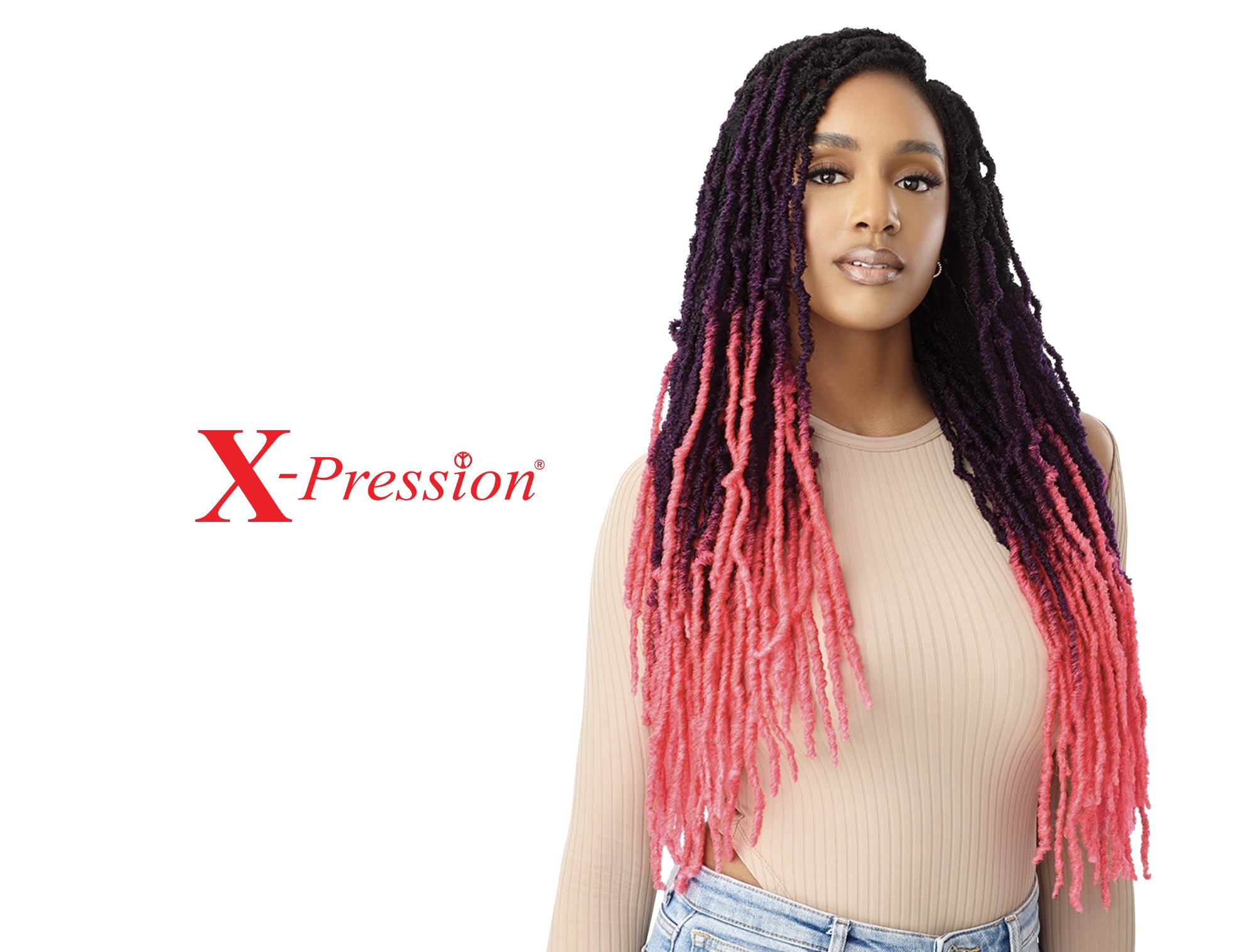 Outre X-Pression Twisted Up Crochet Braid- Spring Twist 12