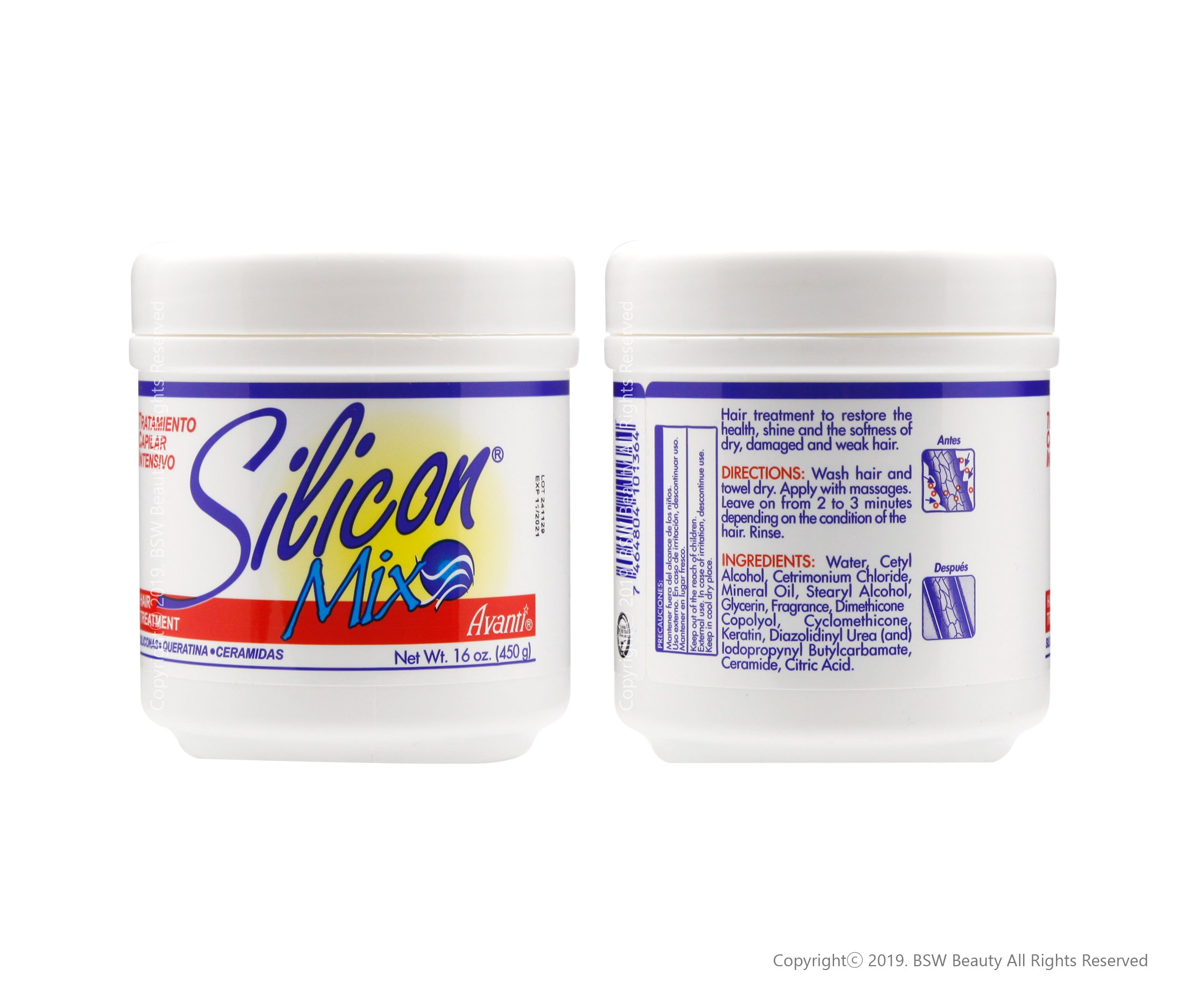 SILICON MIX - Hidratante Treatment, 16oz - DUKANEE BEAUTY SUPPLY