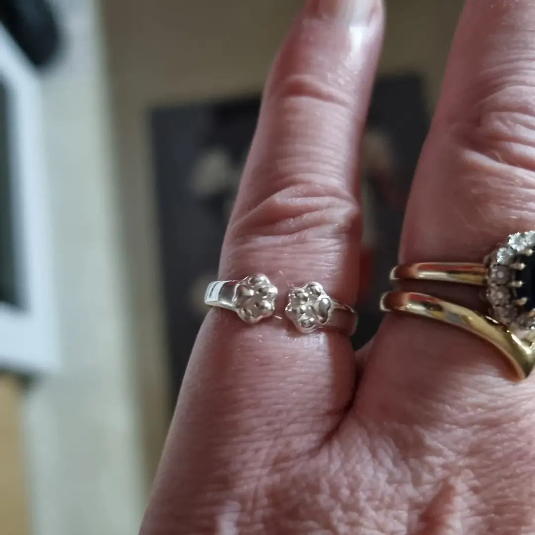 Ring mit Herz für Hund – Kundenfoto