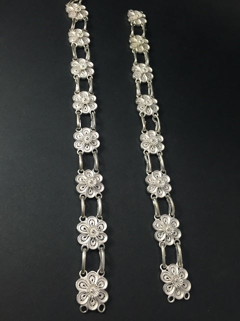 Odissi Dance Jewellery Sets in Silver Filigree - Costume Jewelry ...