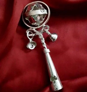 Silver Baby Rattle