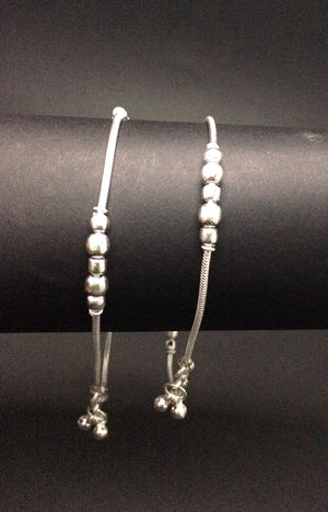 Silver Anklets online for women 