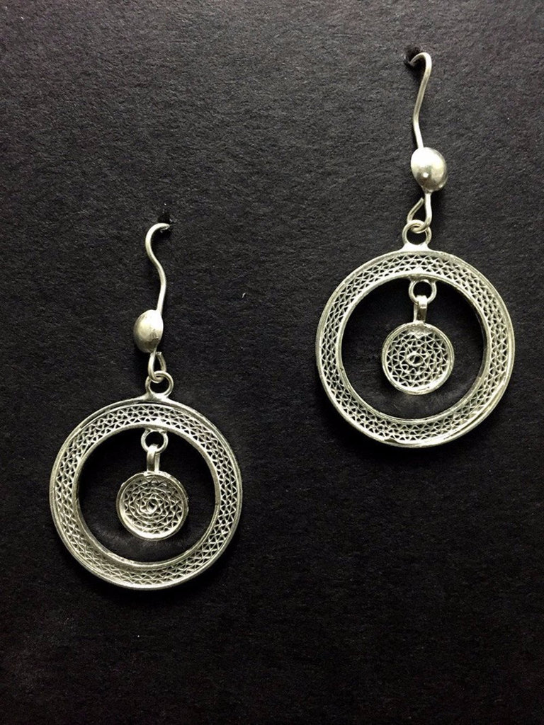 Silver Earrings online for women | Silverlinings | Handmade Filigree