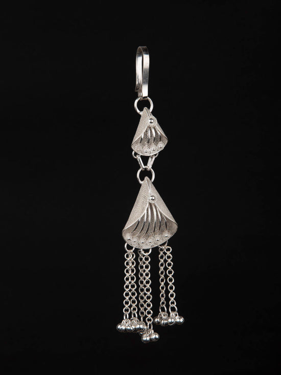 Beautiful Real 925 Silver Indian Oxidized Women Waist Key Chain Holder –  Karizma Jewels