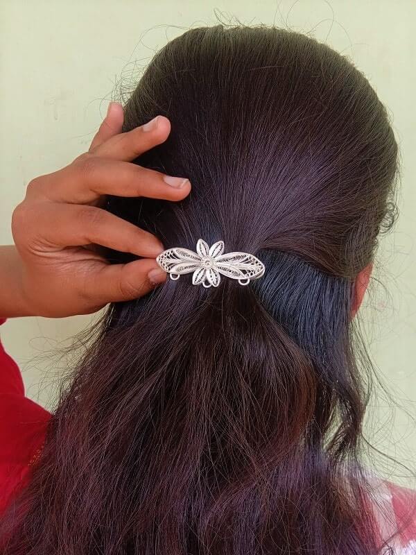 Pure silver hairpins juda pins hair accessories bridal jewellery  KO  Jewellery