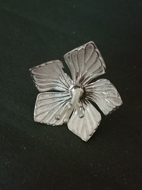 Silver Pooja Jaswand Flower Hibiscus online by Silver Linings ...