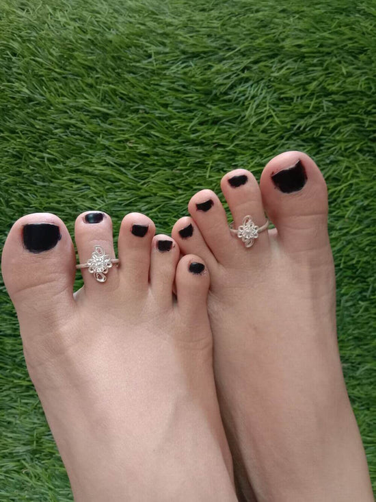Silver Toe Rings