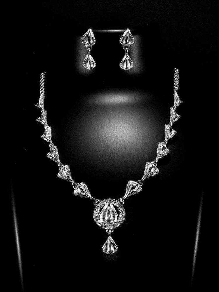 Silver Necklace Sets online for Women | Silver Linings Filigree ...