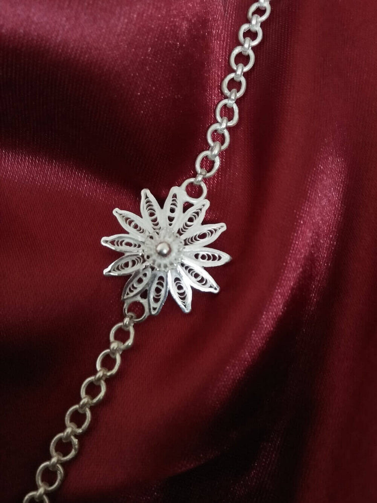 Buy Silver Rakhi online Handmade in Filigree Silverlinings