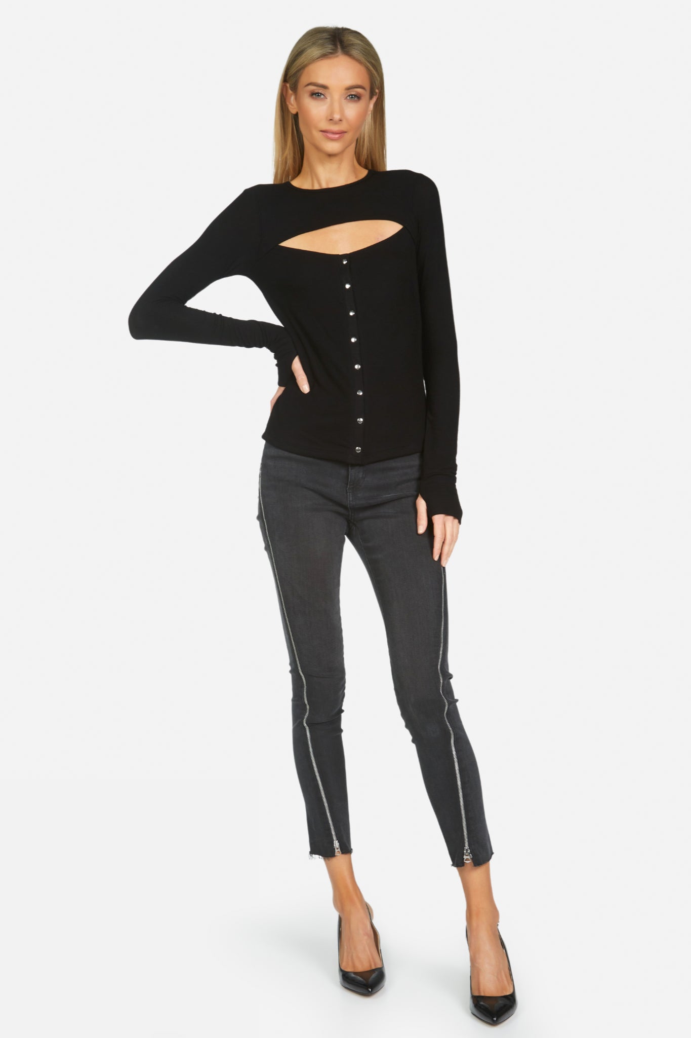 Manolo Cut Out Top