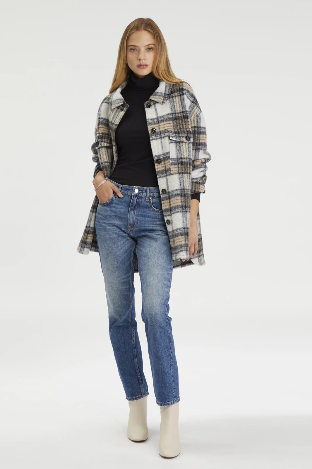 Town Plaid Jacket