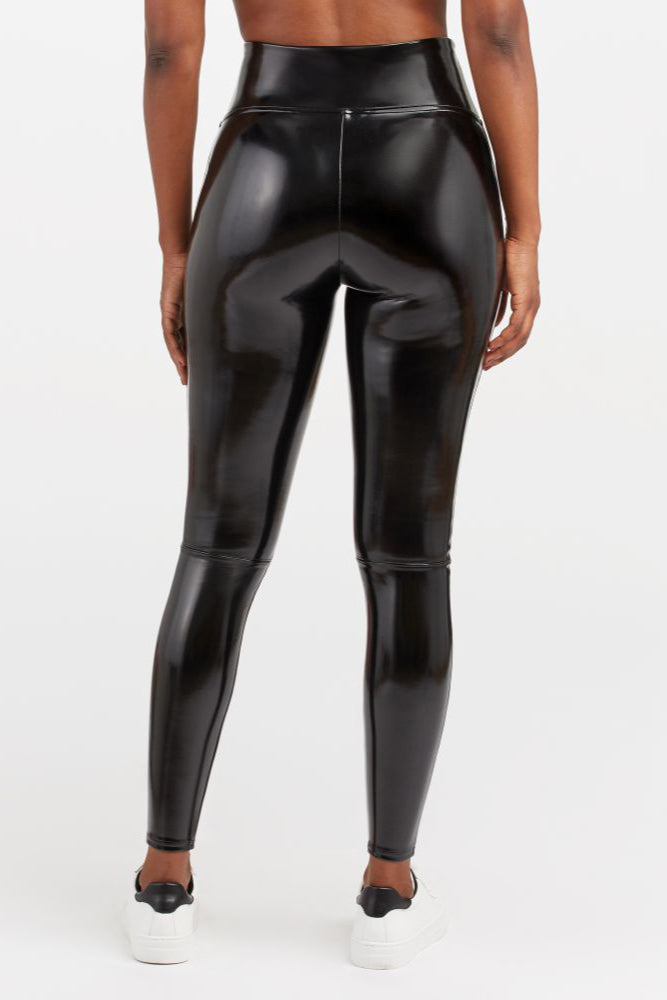 Faux Patent Leather Legging