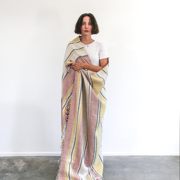 Linen Blanket Stripe Throw – Garza Marfa