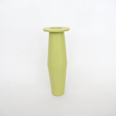 BZIPPY Tall Saucer Vase - Chartreuse