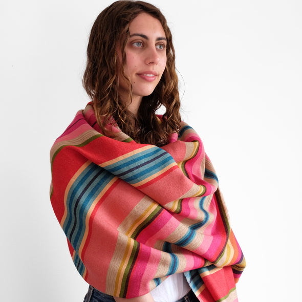 Desert Shawl - Red – Garza Marfa