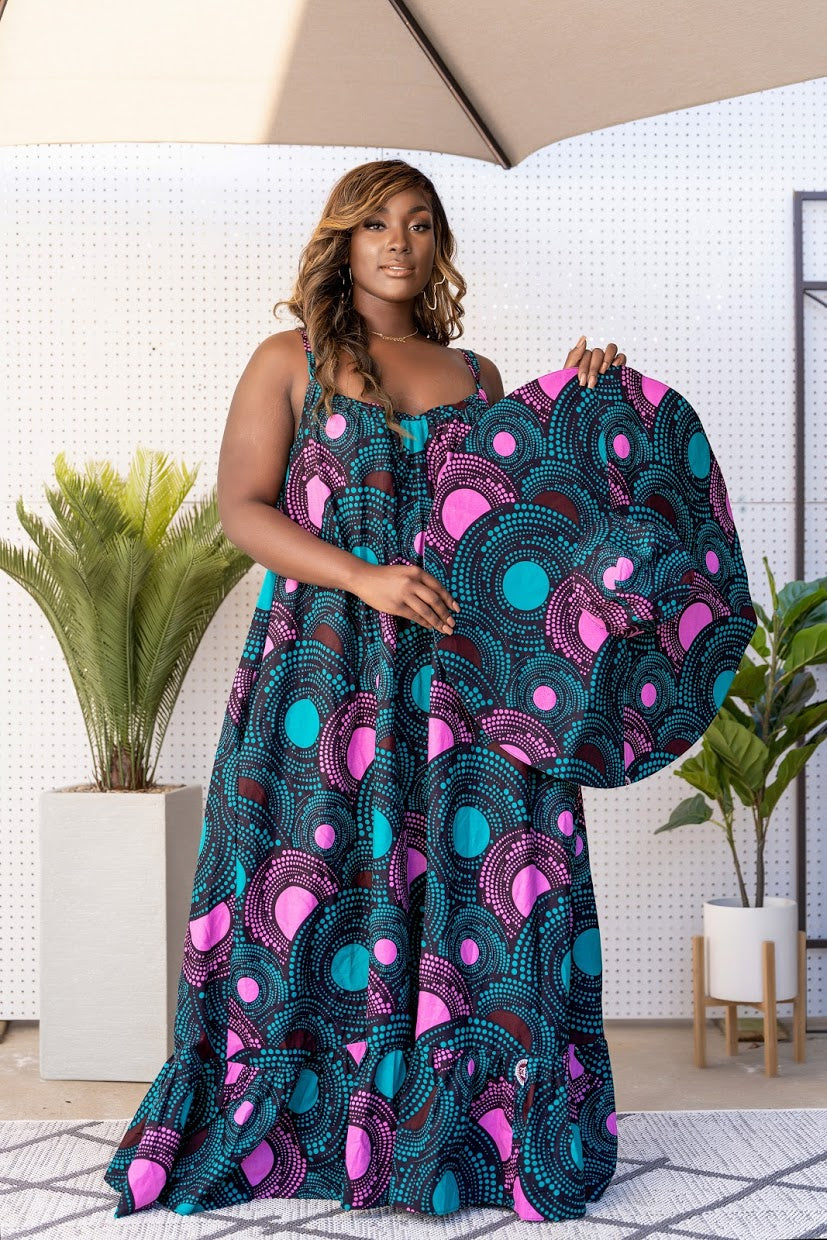 Northern arsenal udendørs African Print Maxi Dress For Sale - African Clothing | Nomose Couture –  N'omose Couture